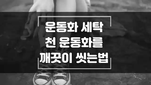 운동화 세탁하는 방법 캔버스 천 운동화를 깨끗하게 셀프 세탁 썸네일