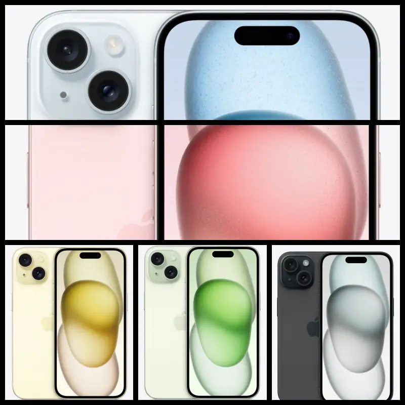아이폰15 다채로운 5가지 색상