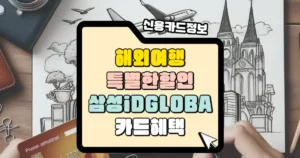 해외여행 때 꼭 필요한 삼성 iD GLOBAL 카드 혜택 썸네일