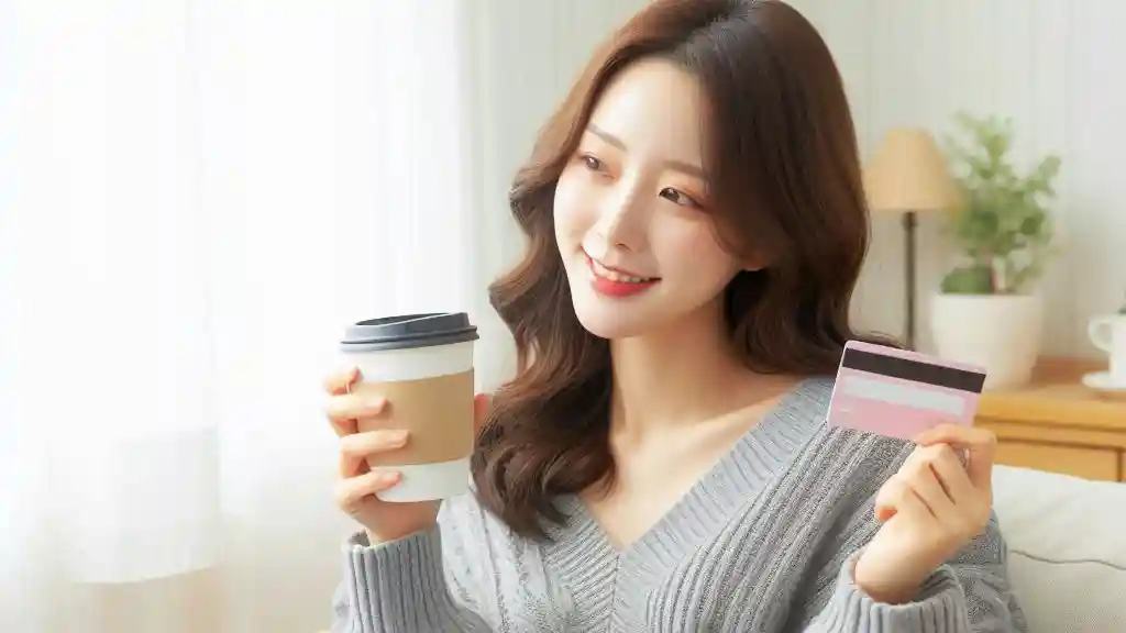 할인 혜택으로 쇼핑이 즐거운 여성