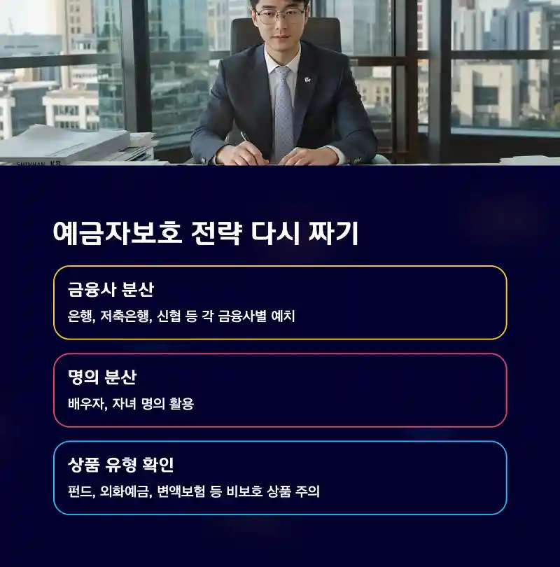 예금자보호 전략 다시 짜기
