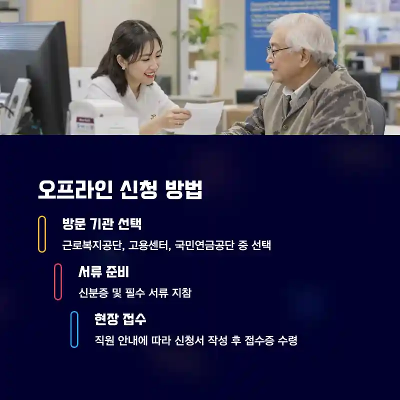 오프라인 신청 방법