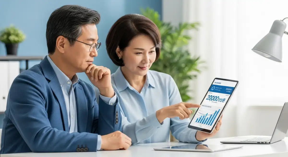 2025년 금융소득 2000만원 초과 건강보험료 폭탄에 대해 논의하는 50대 부부