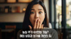 농심 주가 60만원 가능? 해외 성장과 원가율 개선의 힘 섬네일
