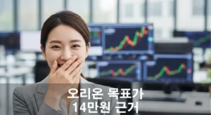 오리온 주가 14만원 목표가 설정 근거 섬네일